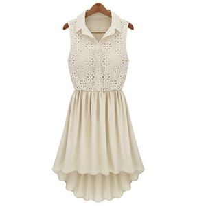 Anthropologie Pink Martini Lace Dress